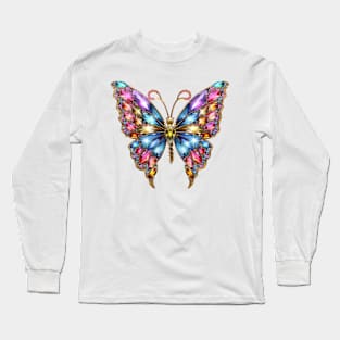 Bejeweled Butterfly #2 Long Sleeve T-Shirt